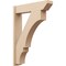 Ekena Millwork 7 1/2-in W x 32-in D x 44-in H Balboa Slat Rough Cedar Woodgrain TimberThane Outlooker, Primed Tan OUTUR075X32X44BOA24RCPR - alternate 1